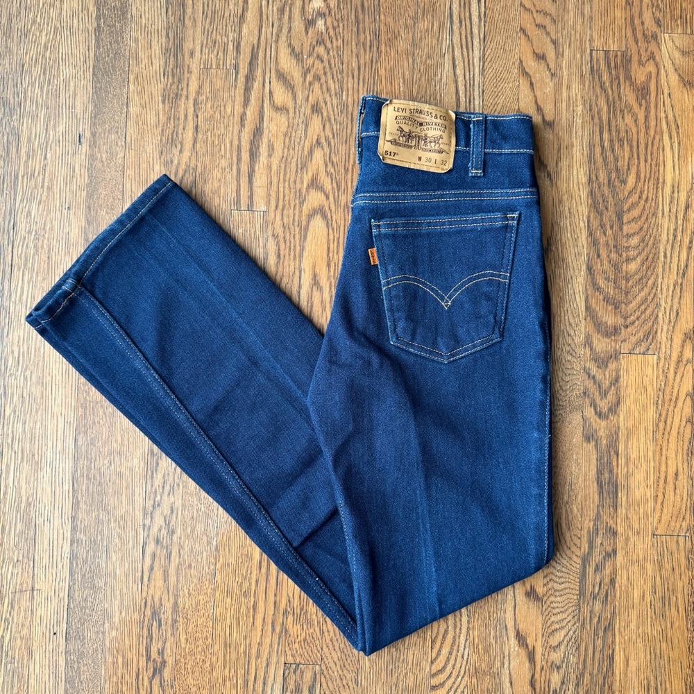 Vintage 90's Levi's 517 Bootcut Orange Tab